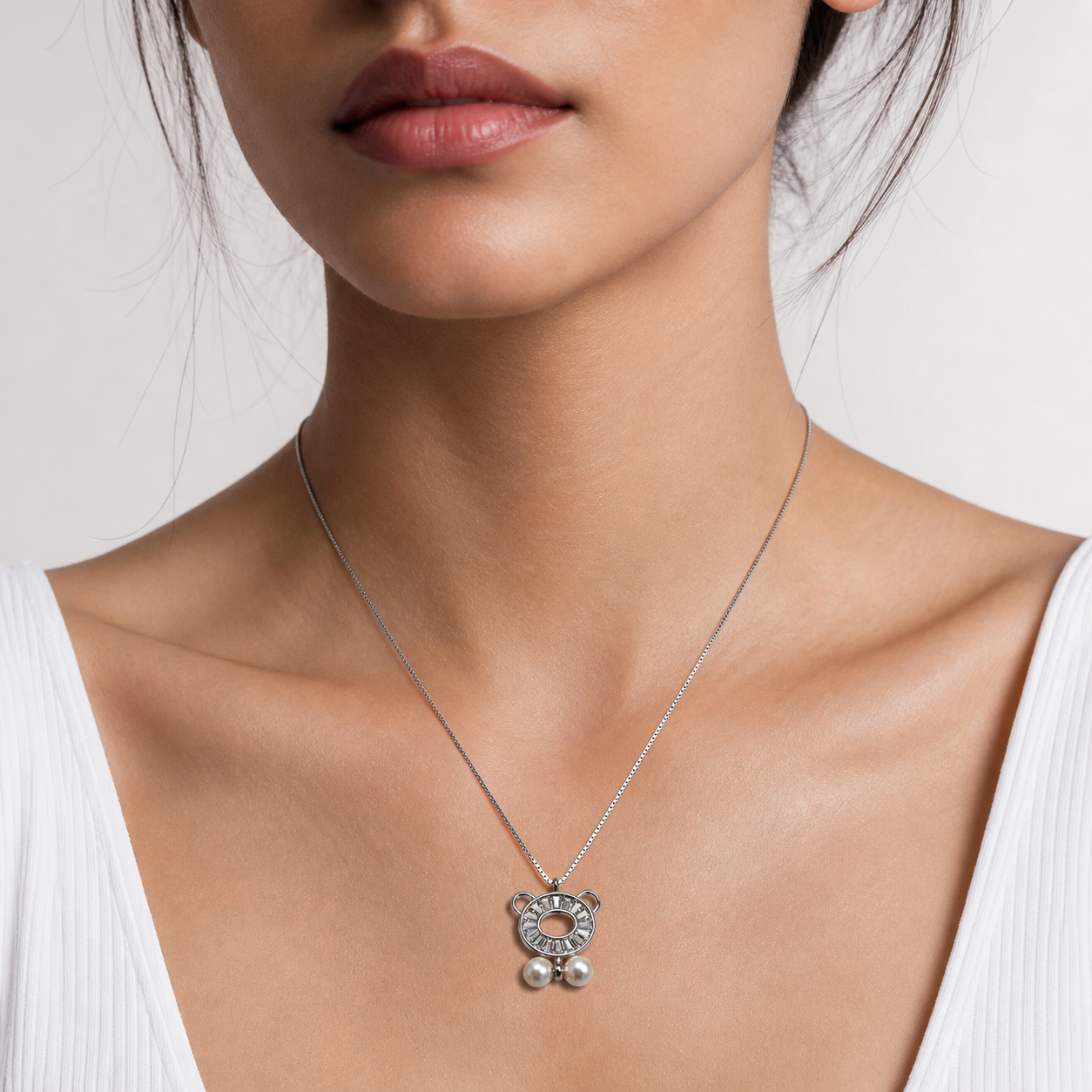 Teddy Mood 925 Silver Necklace