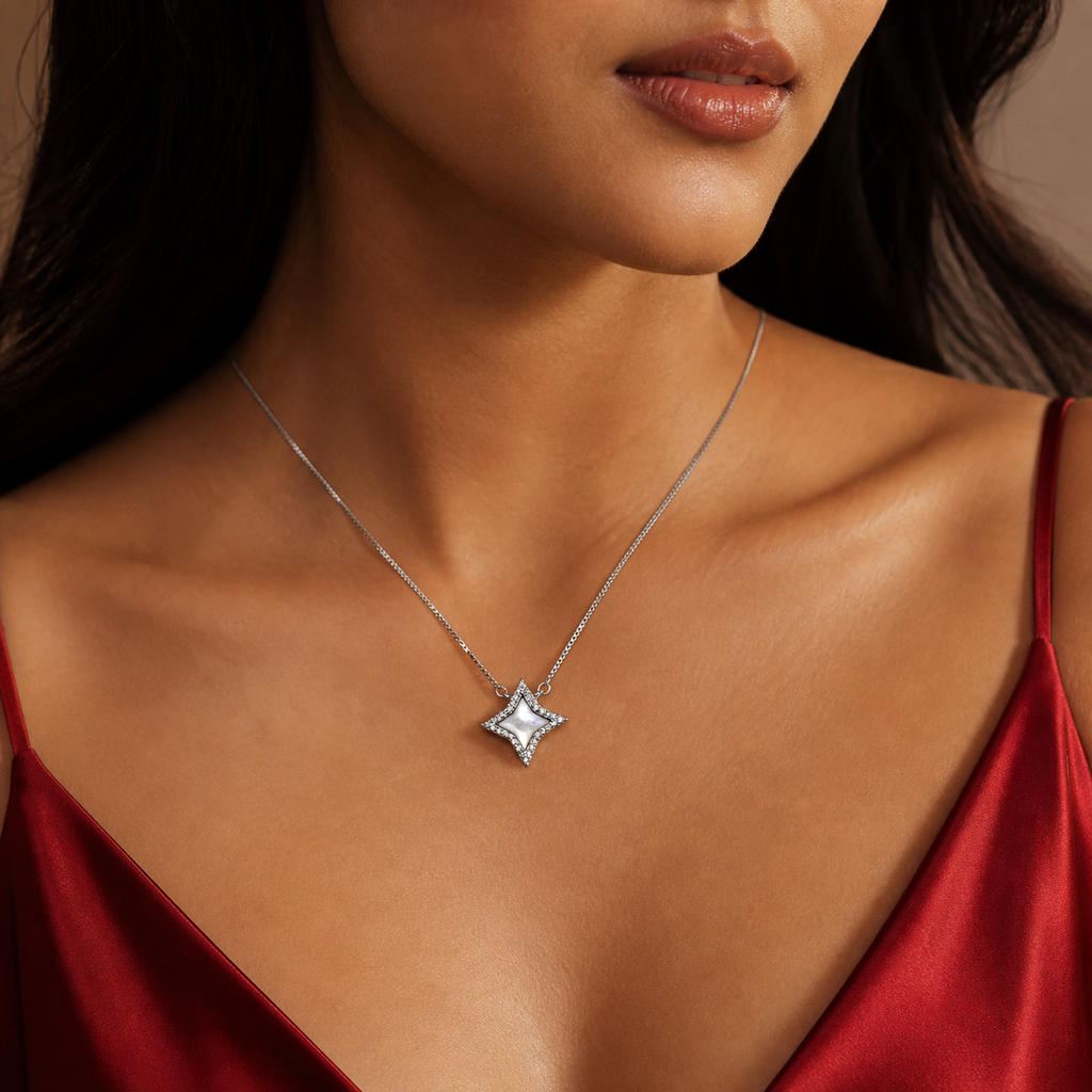 Insta Glow 925 Silver Necklace