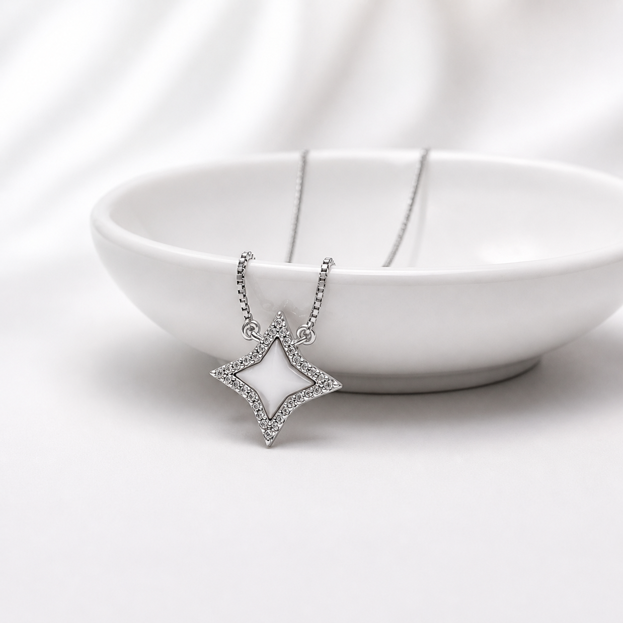 Insta Glow 925 Silver Necklace