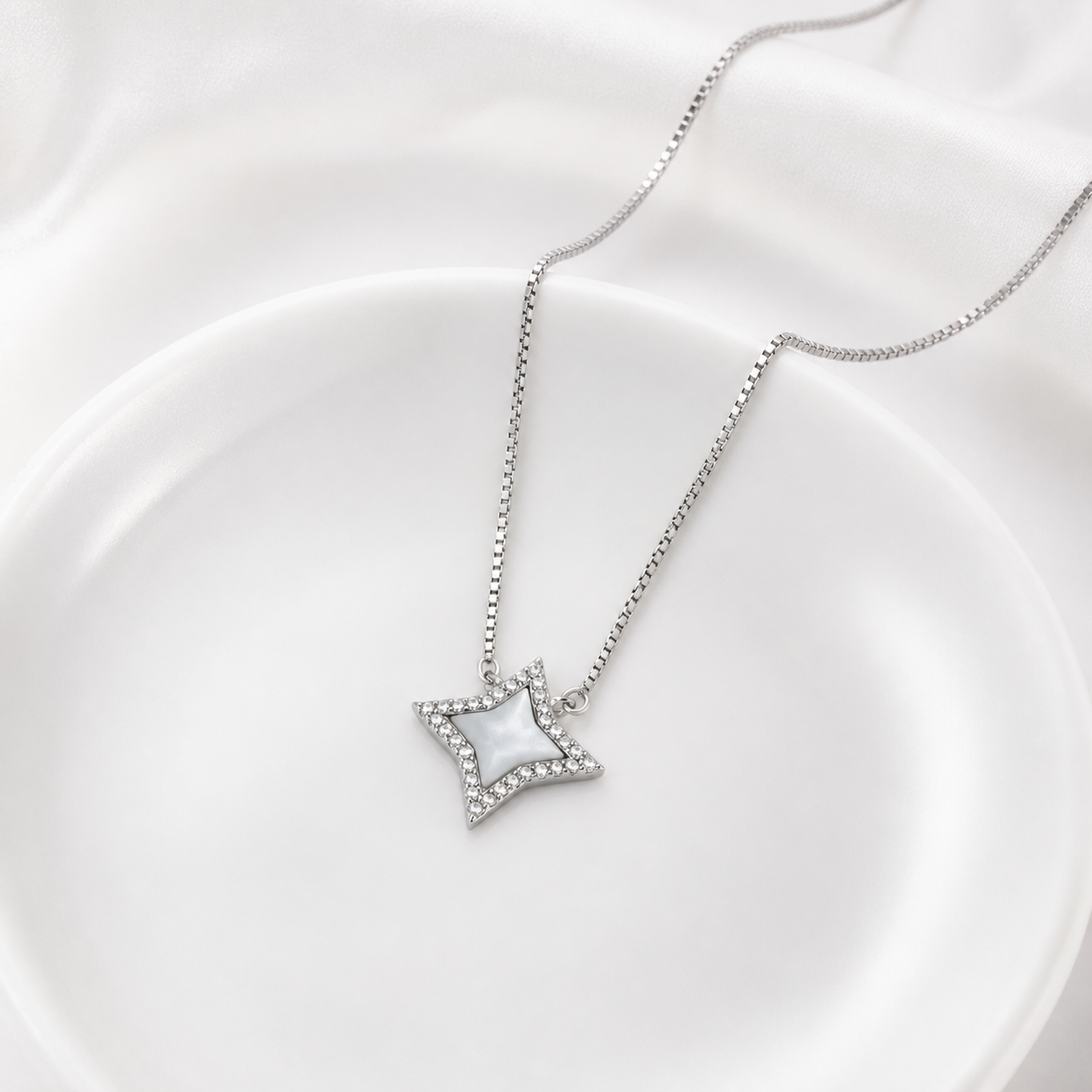 Insta Glow 925 Silver Necklace