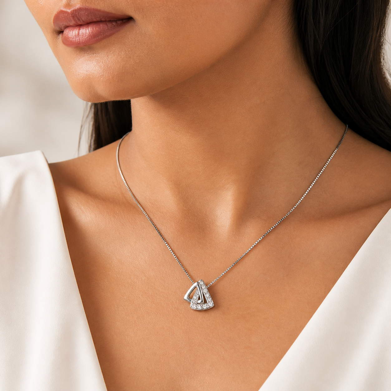 Pretty Mode 925 Silver Necklace