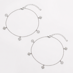 Charm Bloom 925 Silver Anklet