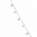Charm Bloom 925 Silver Anklet