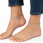 Every Step Charm 925 Silver Anklet