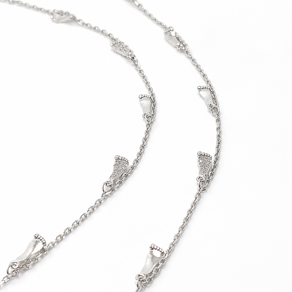 Every Step Charm 925 Silver Anklet