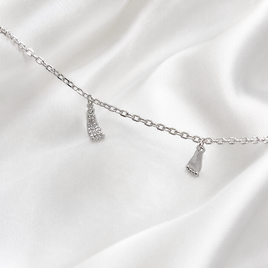 Every Step Charm 925 Silver Anklet