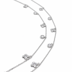 Floral Grace 925 Silver Anklet