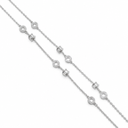 Bloom Charm 925 Silver Anklet