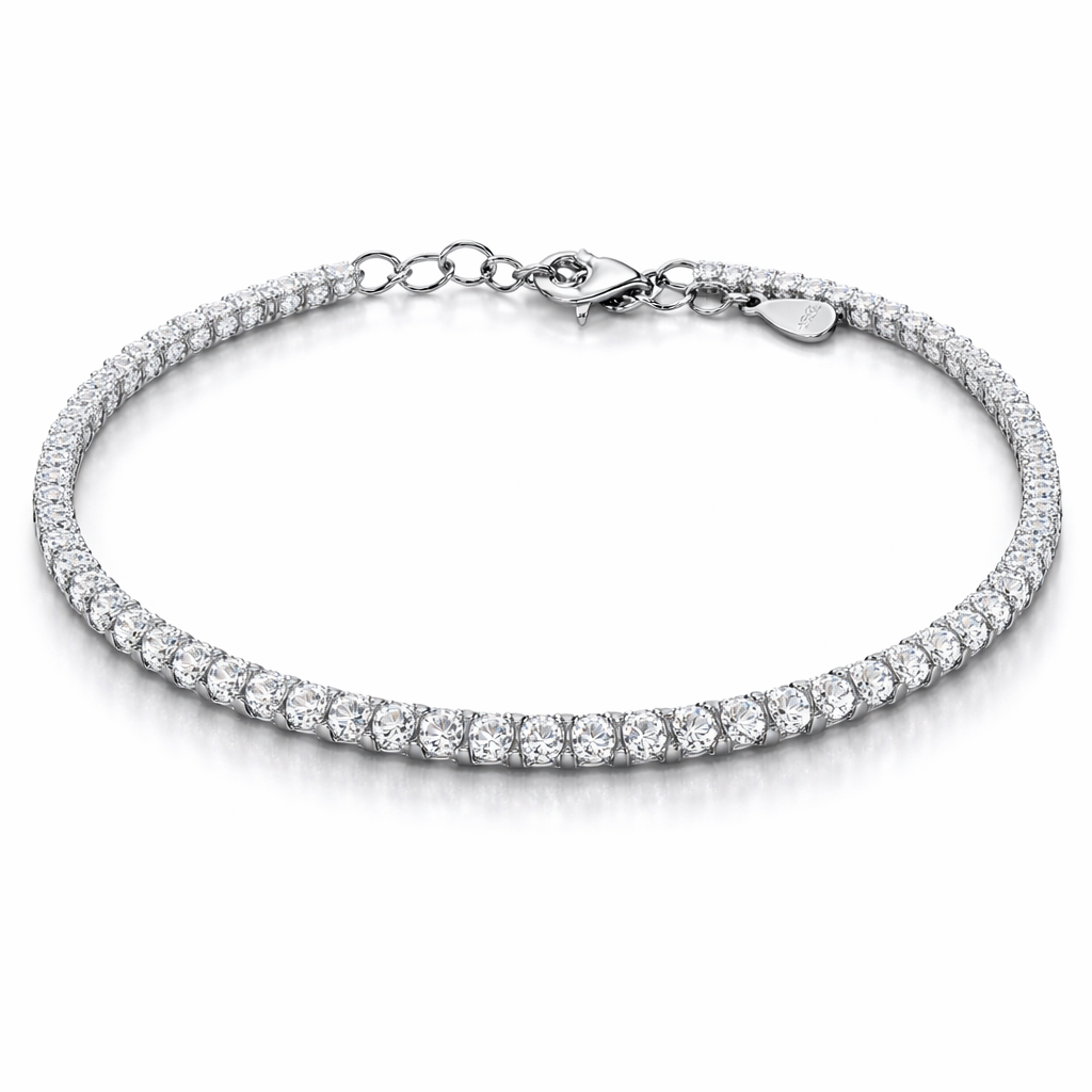 Classic CZ Tennis Bracelet – True 925 Silver Luxury Piece