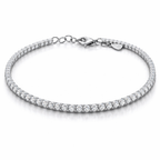 Classic CZ Tennis Bracelet – True 925 Silver Luxury Piece