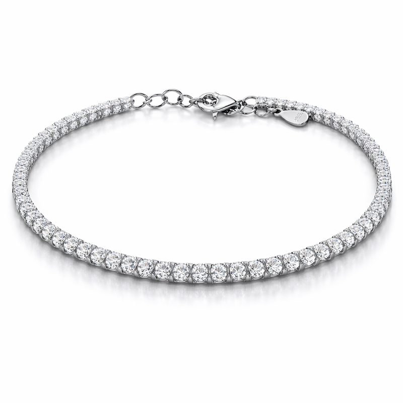 Classic CZ Tennis Bracelet – True 925 Silver Luxury Piece