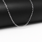 925 Silver Élan Classic Link Chain – Luxury Studio Finish