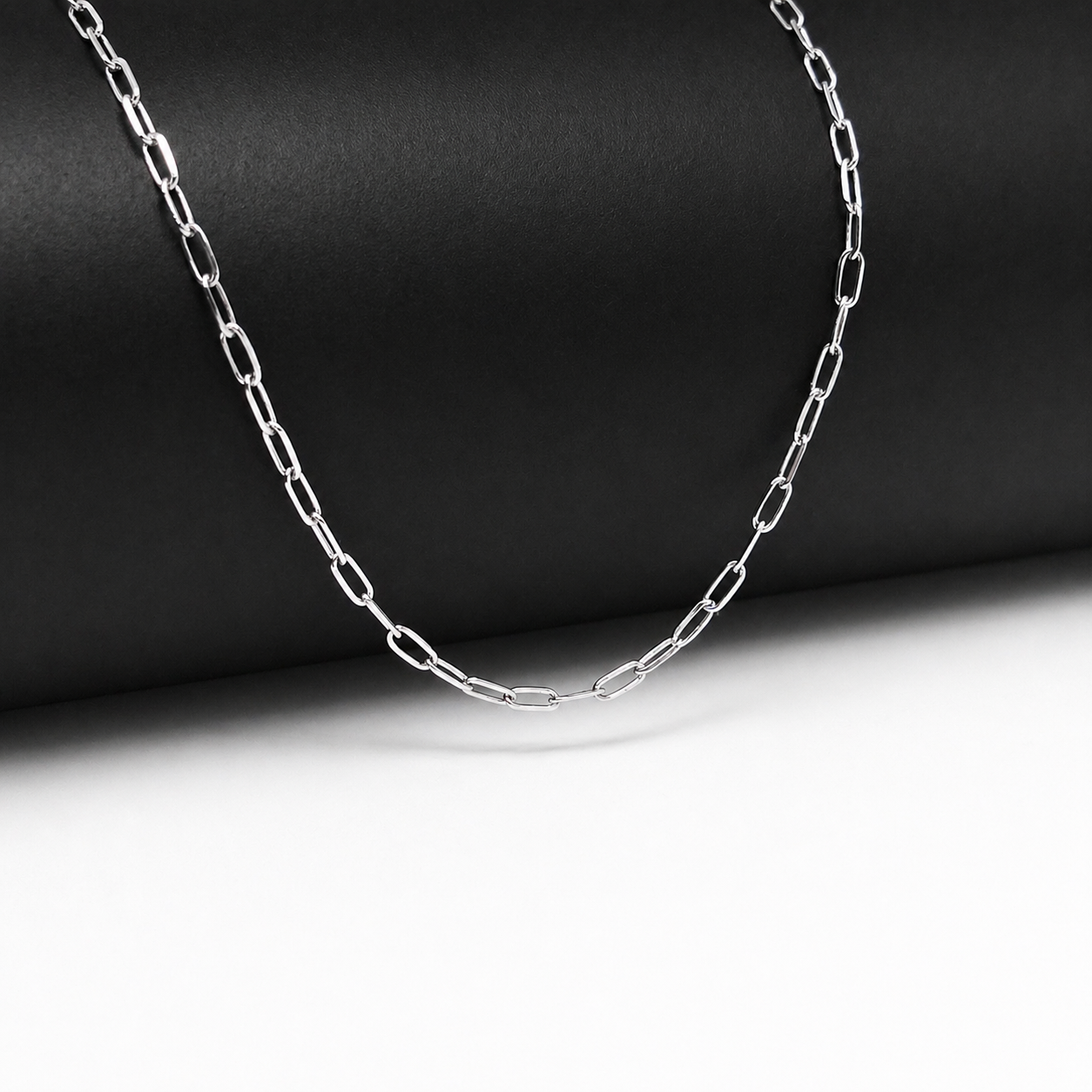 925 Silver Élan Classic Link Chain – Luxury Studio Finish