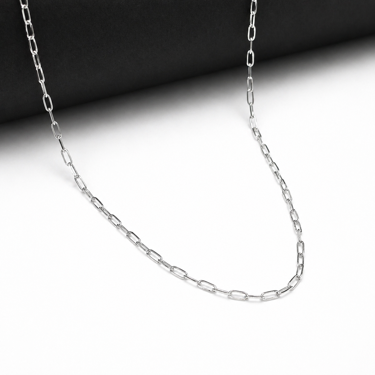 925 Silver Élan Classic Link Chain – Luxury Studio Finish