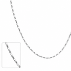 Elegant Everyday Twisted Silver Chain