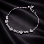 Subtle Charm Loose 925 Silver Bracelet - Everyday silver for ambitious women.