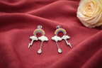 Rainbow 925 Silver Stud Earrings - Strength doesn’t need noise.