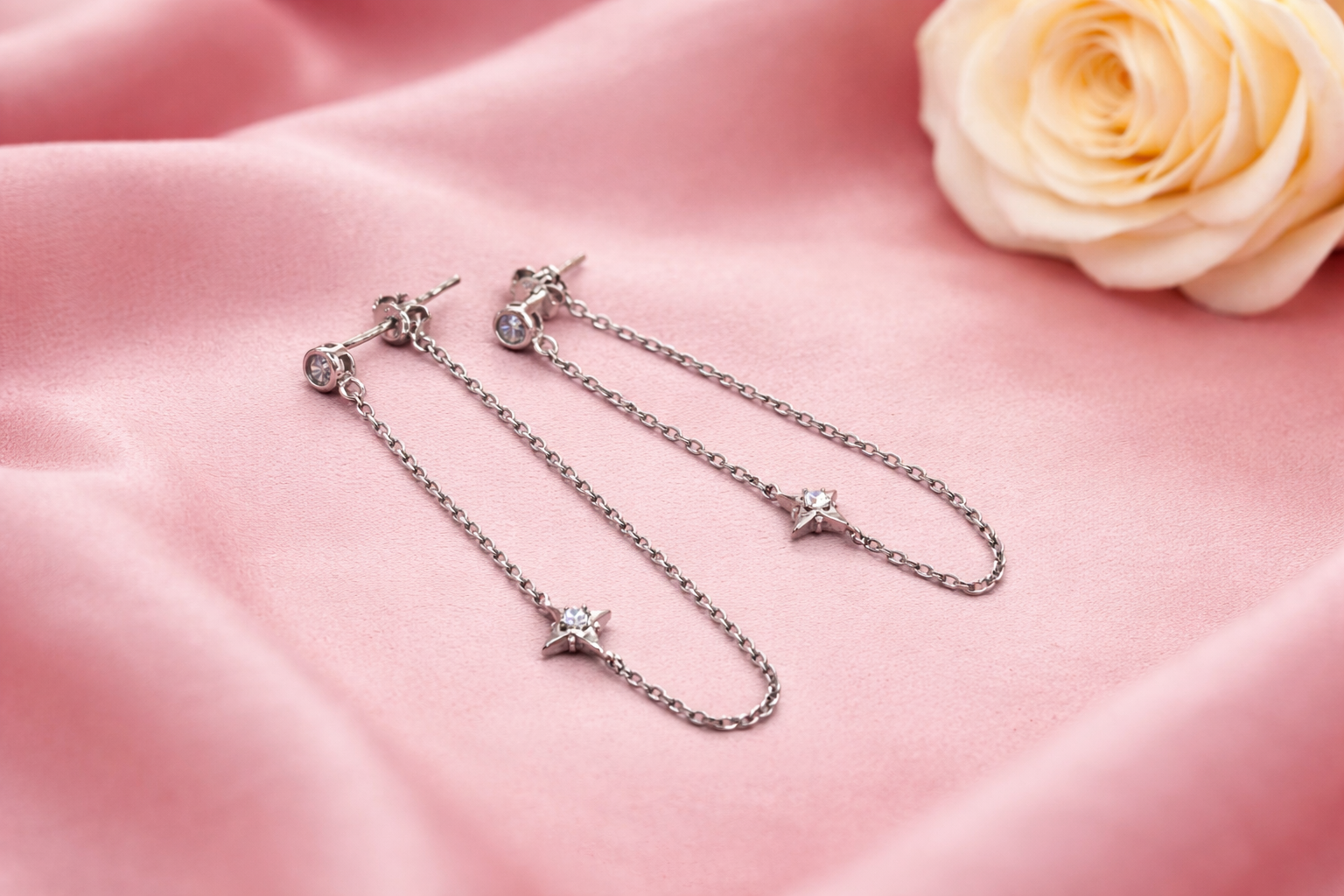 Mini Chain 925 Silver Stud - Work hard. Shine harder.