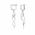 Silver Classic Earrings - When office hours end but your presence doesn’t.