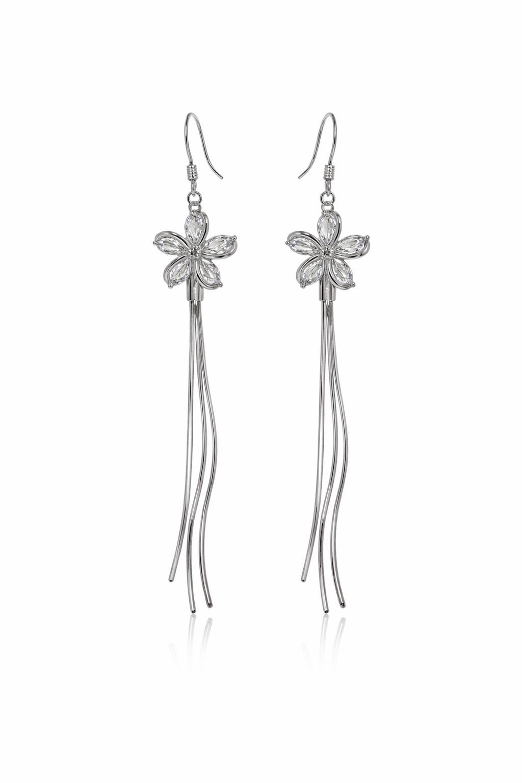 Silver Stunning Hoop Earrings - Designed for women who lead.