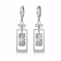 Minimal Classic 925 Silver Earring - Grace with a little glamour.