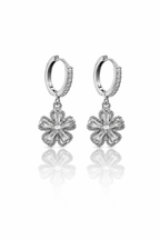 Silver Trendy Silver Hoop Earrings - Designed for women who lead.