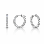 Minimalist Round 925 Silver Earrings - Because confidence deserves sparkle.