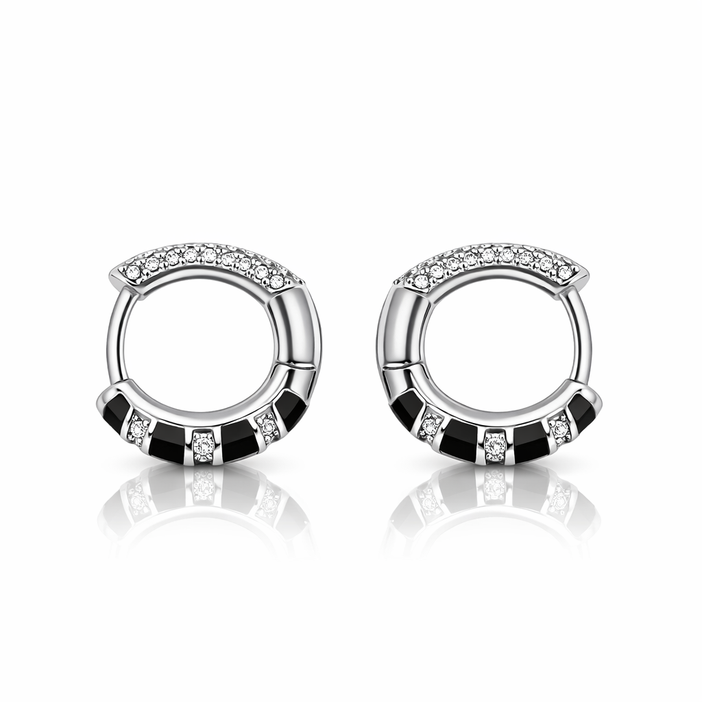 Modern 925 Silver Hoop Earring - Your everyday signature.