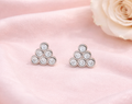 Triangle Shape 925 Silver Stud - Designed to frame your face when every eye turns.