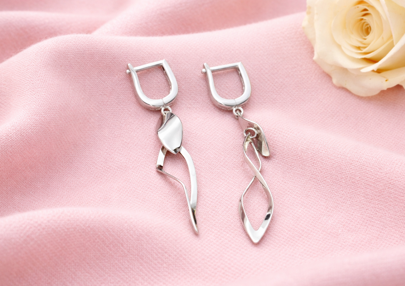 Silver Classic Earrings - When office hours end but your presence doesn’t.