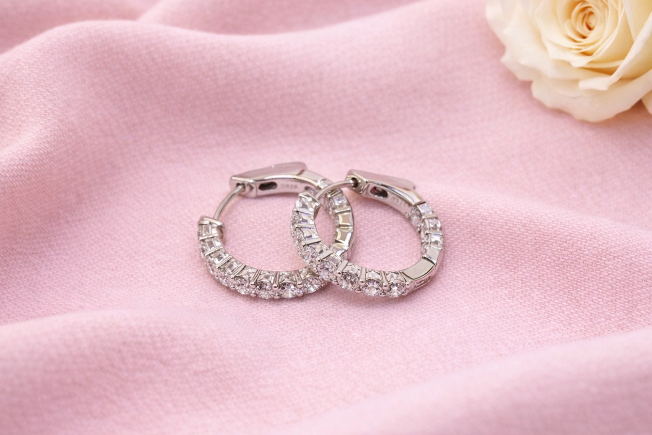 Minimalist Round 925 Silver Earrings - Because confidence deserves sparkle.