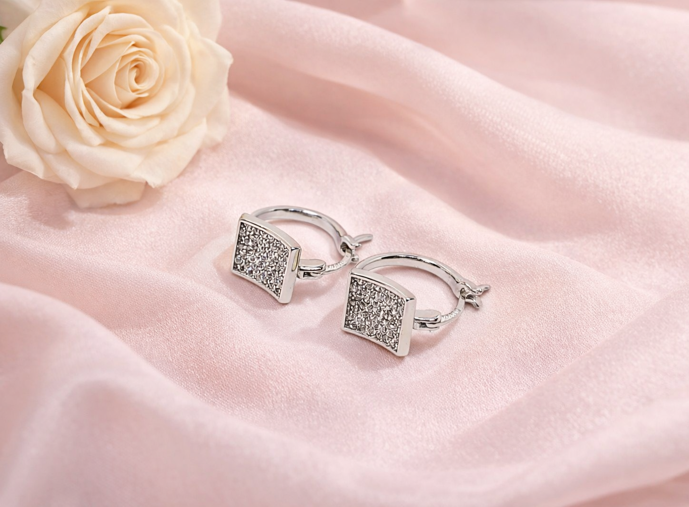 Soft Shine Silver Earrings - Strength doesn’t need noise.