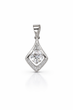 Modern Classic 925 Silver Pendant - Because confidence deserves sparkle.