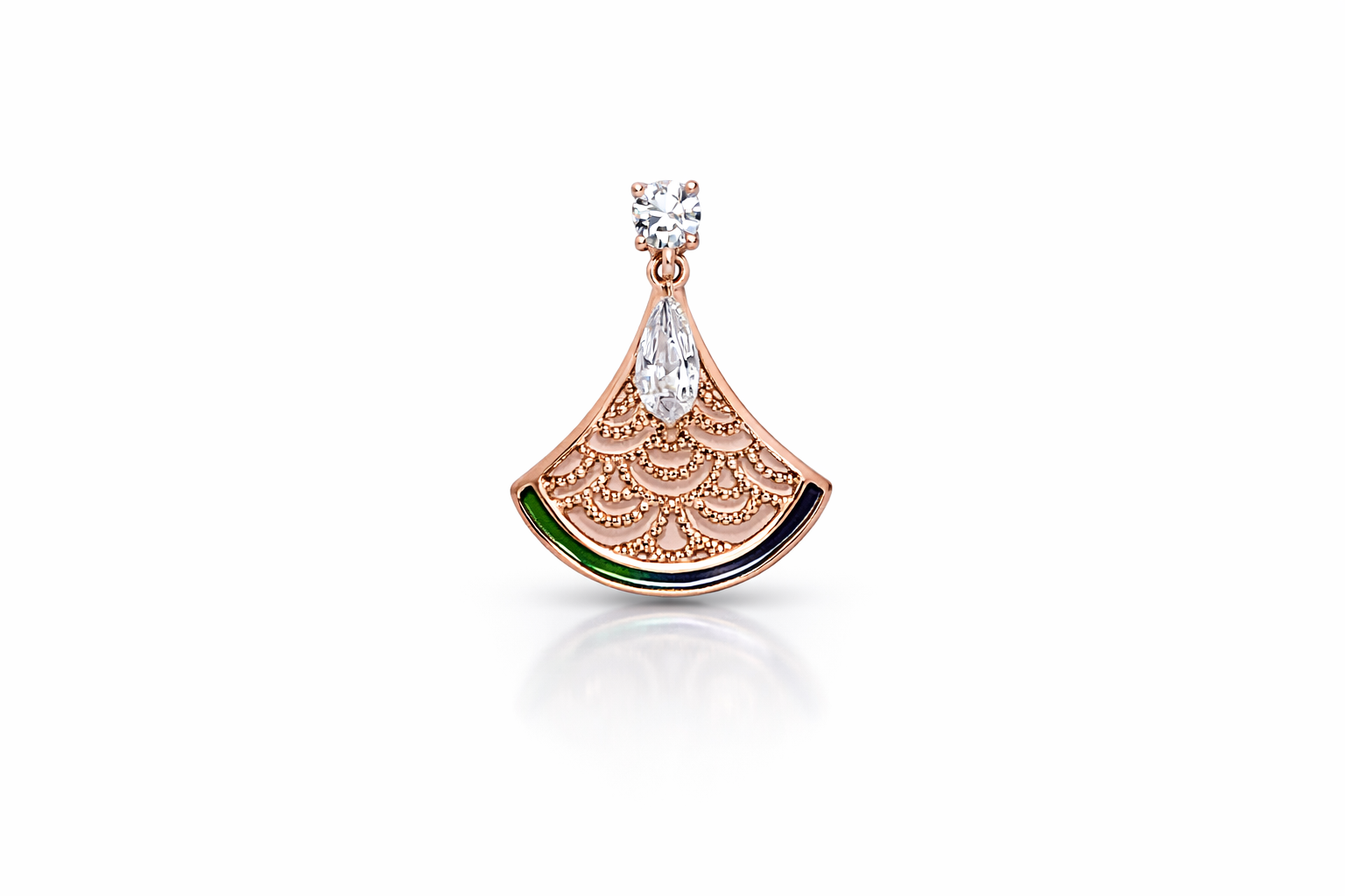 Luxury Rose Gold 925 Silver Pendant - Put these on. Feel different.
