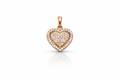 Heart Shape Rose Gold 925 Silver Pendant - A little sparkle for everything you’ve achieved.