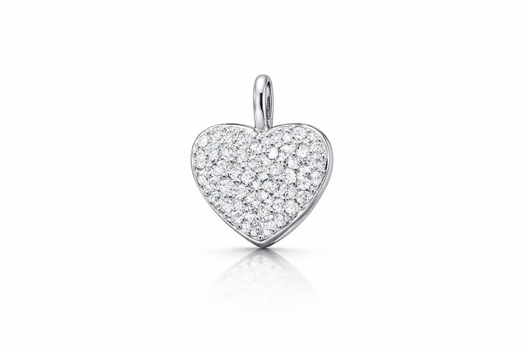 Minimal Heart 925 Silver Pendant - Put these on. Feel different.