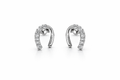 Silver Classic Silver Stud Earrings with Halo Detail - Your everyday signature.