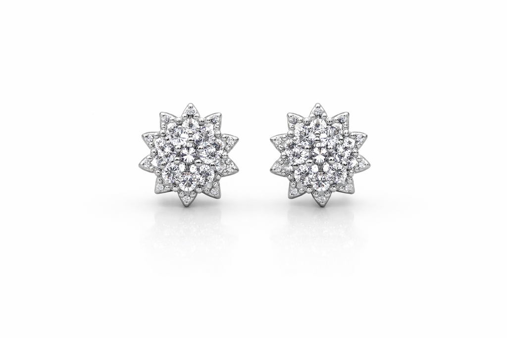 Refined 925 Silver Stud Earrings - Women who lead like this change industries.