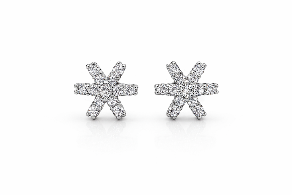 Timeless Sterling Silver Studs - Designed to frame your face when every eye turns.