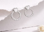 Mini Heart Shape Stud 925 Silver Earring - Work hard. Shine harder.