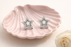 Silver 925 Magic Star Shaped Stud Earring - Work hard. Shine harder.