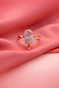 Candy Rose gold 925 Silver ring - Quiet jewellery. Strong presence.