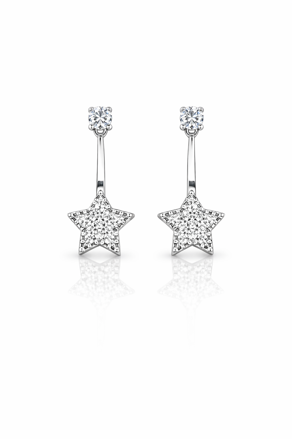Star Essential 925 Silver Earring - Designed to frame your face when every eye turns.