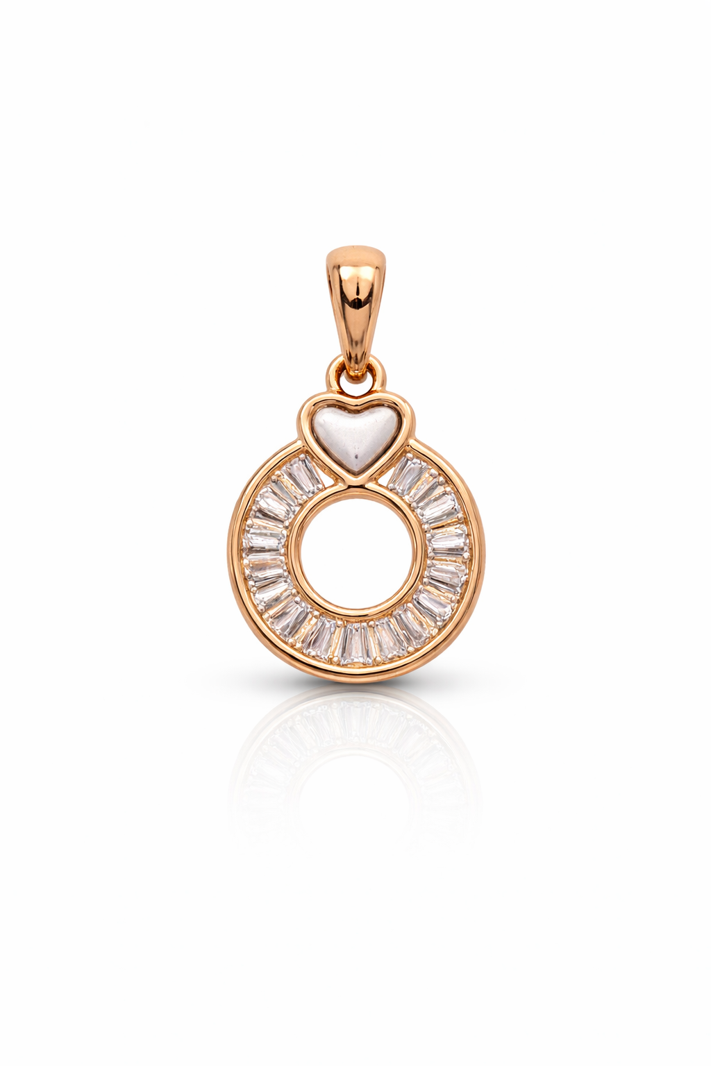 Heart Shape Rose Gold 925 Silver Pendant - Put these on. Feel different.