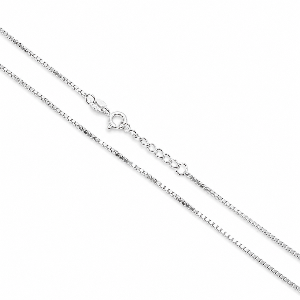 Premium Square Link Box 925 Silver Chain - Light Weight