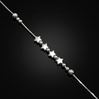 925 Sterling Silver Bracelet | Refined Charm Chain with Smooth Finish