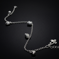 925 Silver Link Bracelet | Adjustable Lightweight Jewelry with Modern Charms