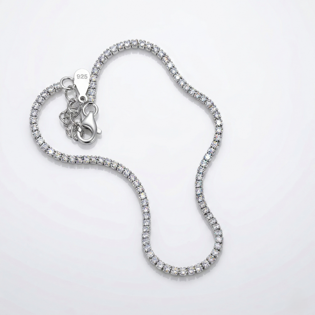 Classic CZ Tennis Bracelet – True 925 Silver Luxury Piece