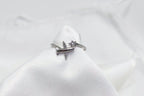 Airplane Silver Ring