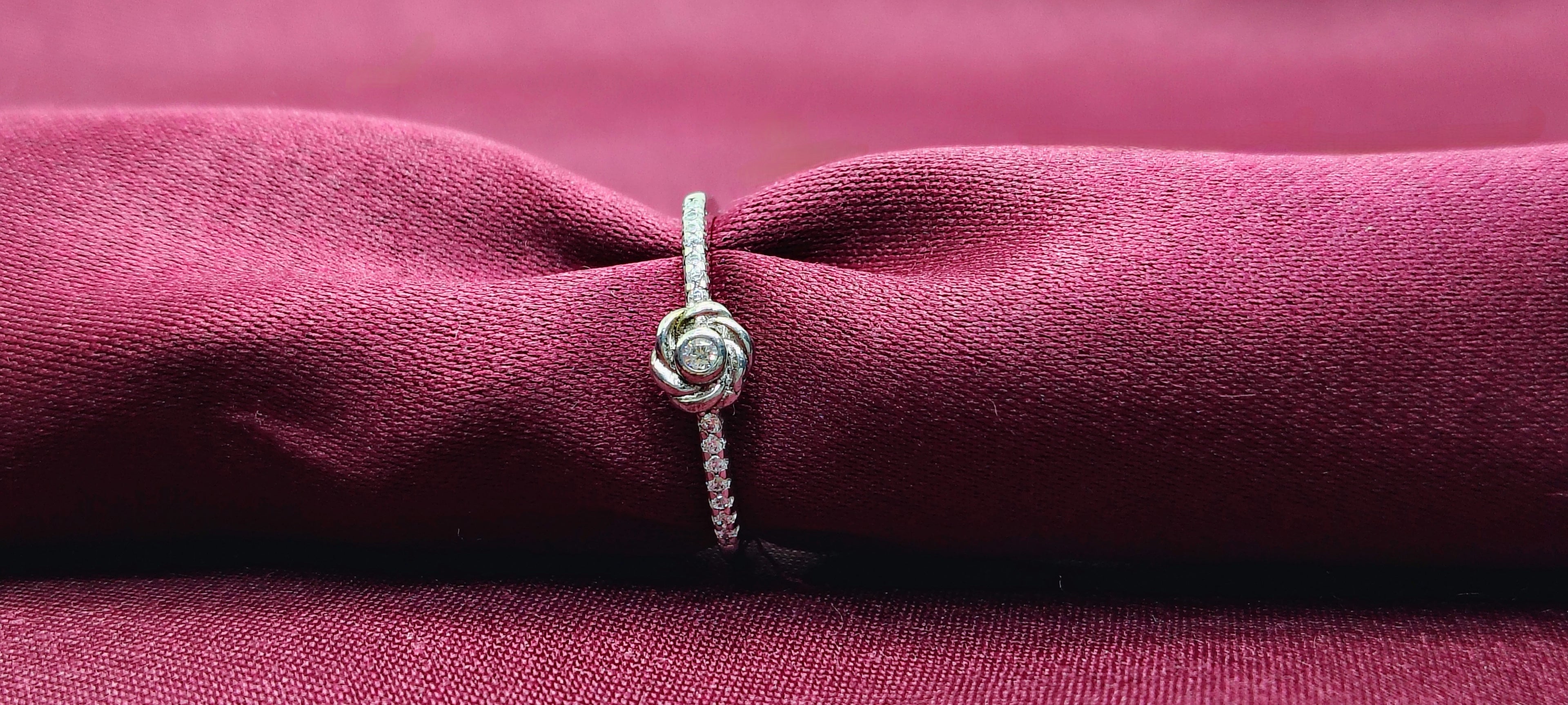 Rose Flower 925 Silver Ring - Designed to catch the light beautifully.